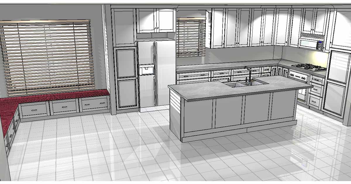 Graphic of Rendering for a Customer